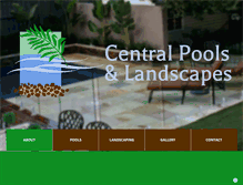Tablet Screenshot of centrallandscape.com.au